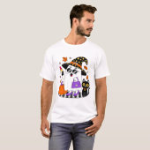 Jolie T-shirt homme de sorcière Halloween (Devant entier)