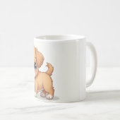 Jolie tasse de chiot. (Devant droit)
