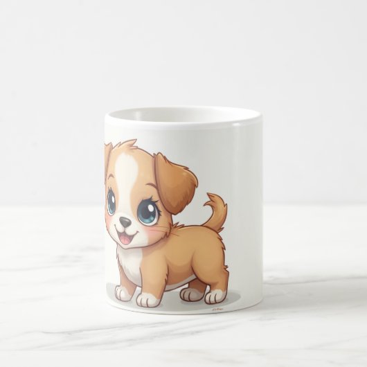 Jolie tasse de chiot. (Centre)