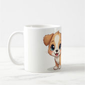 Jolie tasse de chiot. (Gauche)
