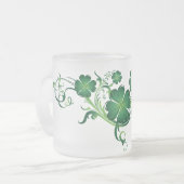 Jolie tasse d'Irlandais de shamrock (Devant gauche)
