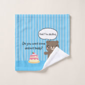 Jolie Teddy Bear Kids Funny Plaisanterie (Gant de toilette)