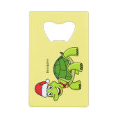 Jolie tortue en chapeau de Père Noël (Devant)