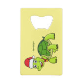 Jolie tortue en chapeau de Père Noël (Dos)