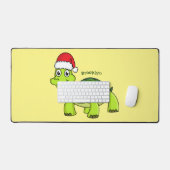 Jolie tortue en chapeau de Père Noël (Clavier et souris)
