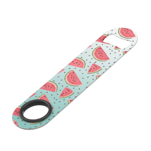 Jolie tranche de pastèque et motif de graines (Dos Angle)