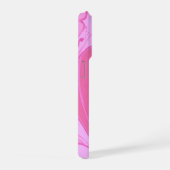 Jolie Tulipe rose florale avec Monogram Feminine (Côté droit)