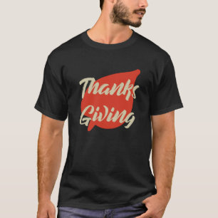 Jolie typographie pour T-shirt Thanksgiving