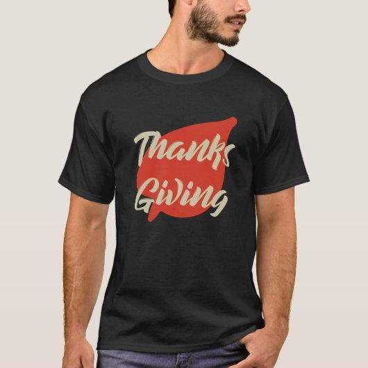 Jolie typographie pour T-shirt Thanksgiving (Devant)