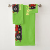 Jolie vache heureuse conduisant un dessin animé de (En situation)