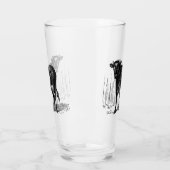 Jolie vache vintage Verre de pays (Gauche)