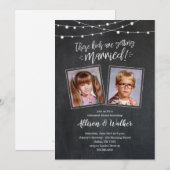 Jolie Vieux Photos Répétition Dîner Invitations - (Devant / Derrière)