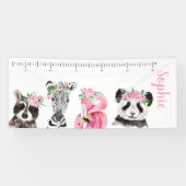 Jolies Animaux Sauvages | Bannière graphique de cr (Horizontal)
