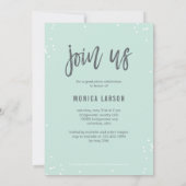 Jolies bandes ÉDITABLE COULEUR Invitation (Dos)