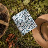 Jolies branches d'aquarelle - turquoise et rouge