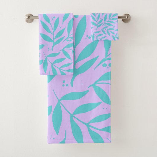 Jolies branches - turquoise et violet ado (En situation)