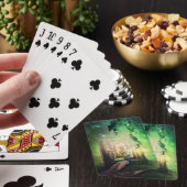Jolies cartes de jeu de conception de porte de (In Situ)
