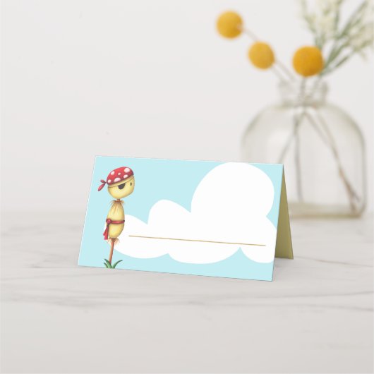 Jolies cartes de lieu pour un thème d'anniversaire (Devant)