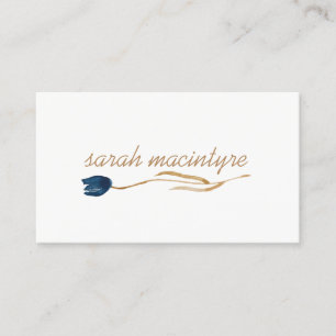 Jolies cartes de mise en réseau de tulipe