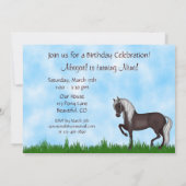 Jolies Chevaux et Grange Girls Invitation Annivers (Dos)