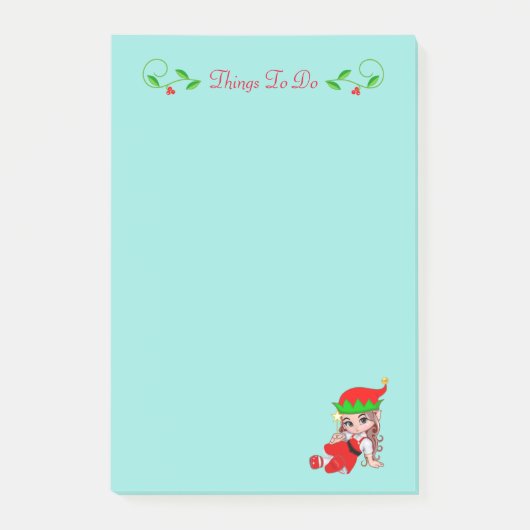 Jolies choses de fée de Noël à faire Post-it (Devant)