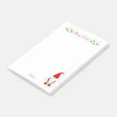Jolies choses de gnome de Noël à faire Post-it (Incliné)