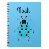 jolies coccinelles, cahier personnalisé (Devant)