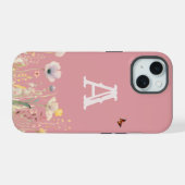 Jolies couleurs Aquarelle Fleurs sauvages et Monog (Verso Horizontal)