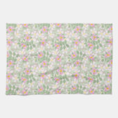 Jolies Dogroses roses sur serviette de cuisine Tau (Horizontal)