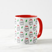 Jolies fentes de Noël Mug (Devant droit)