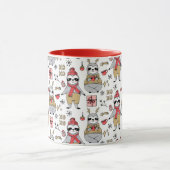 Jolies fentes de Noël Mug (Centre)