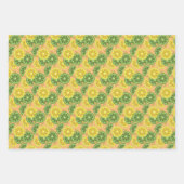 Jolies feuilles de papier motif d'agrumes (Devant 3)