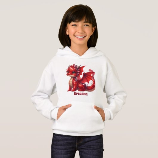 Jolies filles dragon amoureux ajouter le nom (Devant entier)