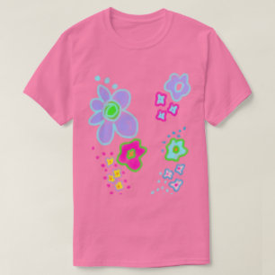 Jolies fleurs Art Abstrait à porter T-shirt