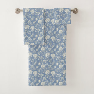 Jolies Fleurs Bleues Crème Romantiques
