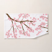 Jolies fleurs de cerisier Sakura Arbre Fleurs rose (Serviette à main)