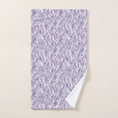 Jolies Fleurs de Lavande Shower de Mariée (Serviette à main)