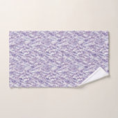 Jolies Fleurs de Lavande Shower de Mariée (Serviette à main)