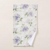 Jolies fleurs de lavande violette (Serviette à main)