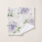 Jolies fleurs de lavande violette (Gant de toilette)
