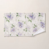 Jolies fleurs de lavande violette (Serviette à main)