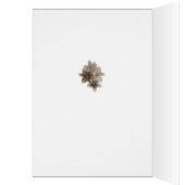 jolies fleurs de lys floral avec vers pour maman (Intérieur (Gauche))