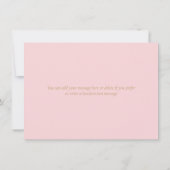 Jolies Fleurs de Prairie Or Écriture Merci (Dos)