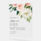 Jolies fleurs du jardin Baby shower de printemps A (Angle)