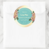 Jolies fleurs Emballage de produits Étiquettes Tur (Sac)