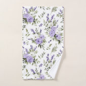 Jolies fleurs lavande  (Serviette à main)