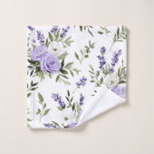 Jolies fleurs lavande  (Gant de toilette)