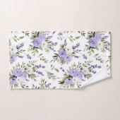 Jolies fleurs lavande  (Serviette à main)