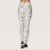 Jolies fleurs - leggings colorés (Dos)