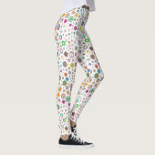 Jolies fleurs - leggings colorés (Droite)